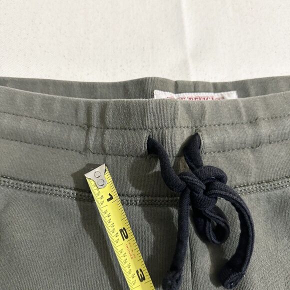 True Religion Sweatpants Women Medium Green Pull On Pockets Drawstring Logo - Picture 4 of 11